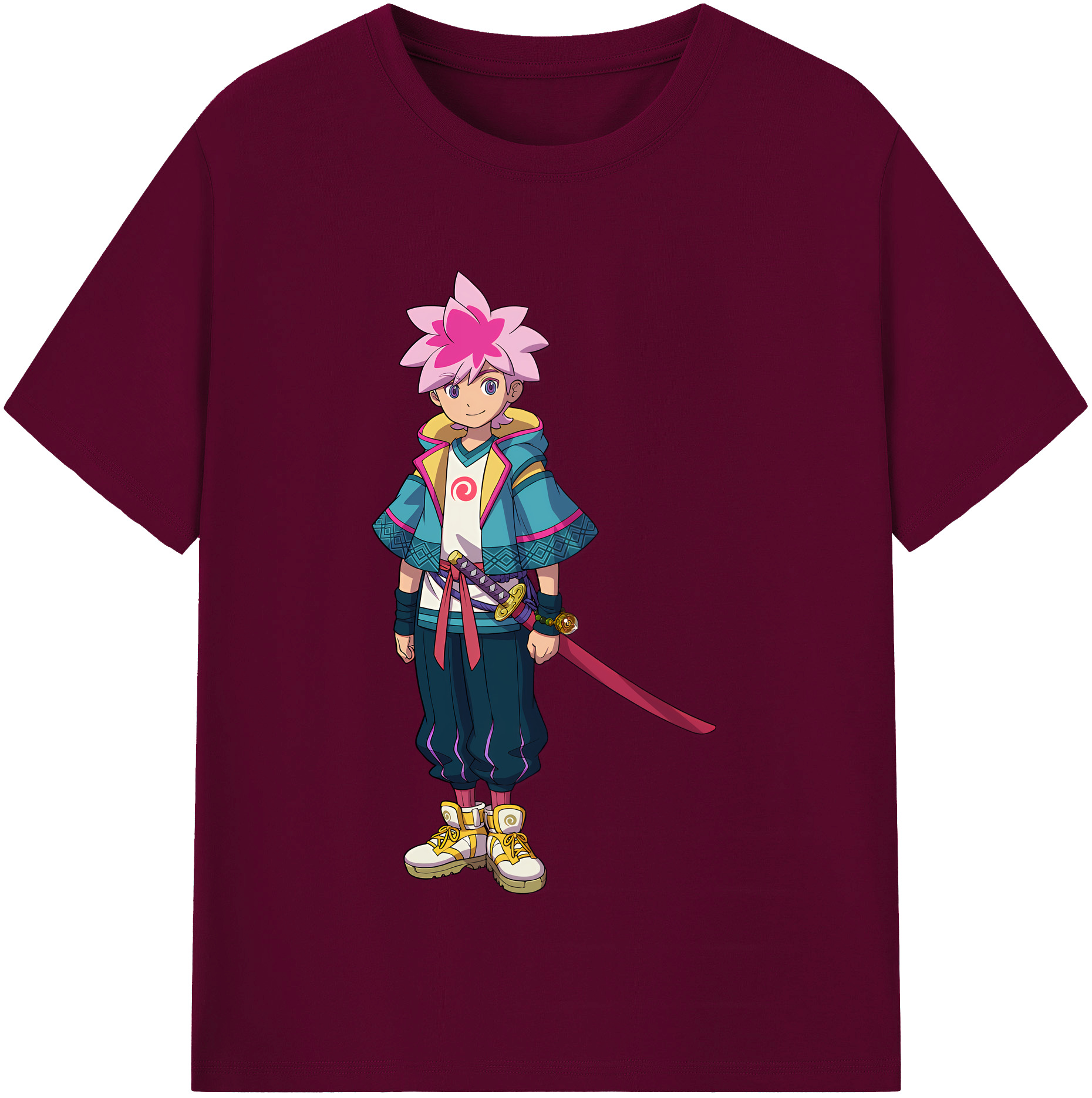 （画像用） 妖怪ウォッチ Yo-kai Watch レディースカジュアルプリントTシャツ（綿100％）